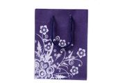 Blue Flower Patterned Boutique/Retail/Gift Carrier Bags with String Handles