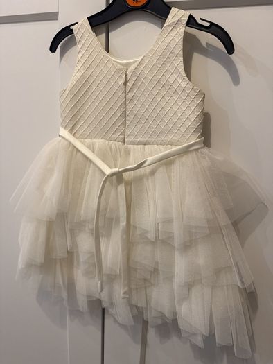 Cream occasion baby dress size 2 years