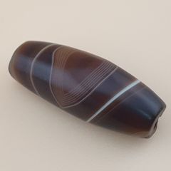 Vintage Suliemani Yemeni Natural Eye Agate Amulet