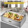 Steamer Commercial Food Warmer 1Pan 400W Stainless Steel Image 2