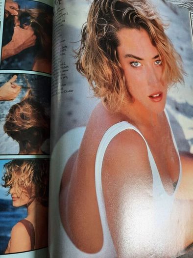 Vintage Vogue Magazine from 1989. Kim Basinger by Herb Ritts Cover