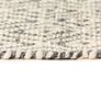 Rug Handwoven Wool White/Grey/Black/Brown Image 2
