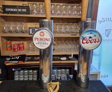 home bar setup