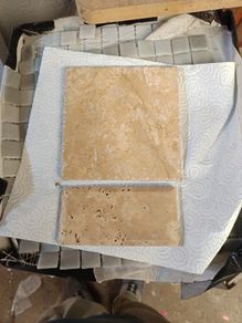 lovely stone tile and borders