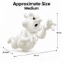 Grumpy Ghost Through the Window - 3D - Halloween Decor - 3 Sizes Image 7