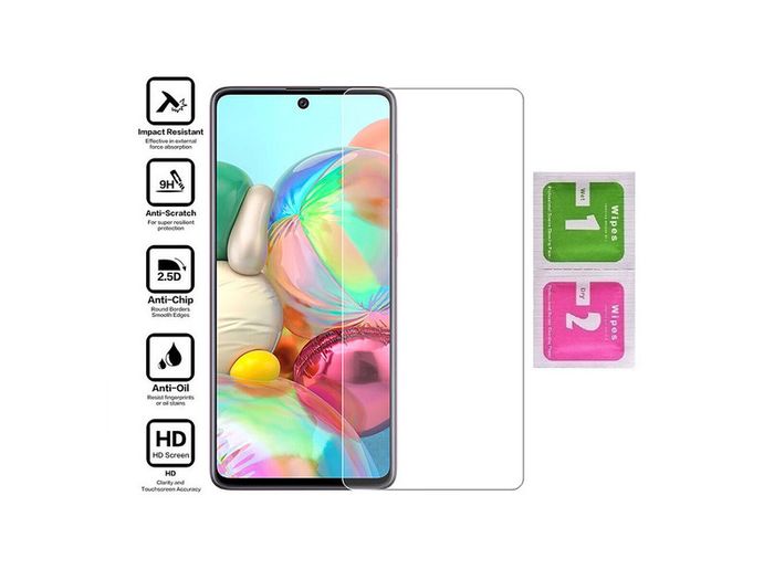 For Samsung Galaxy A71 5G / A71 Tempered Glass Screen Saver Protector New - FHT21SMTG