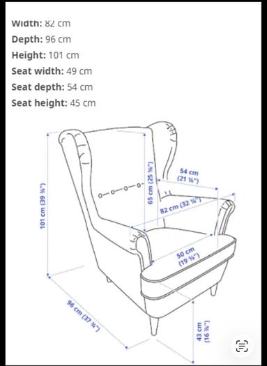 Arm/Wing chair yellow set