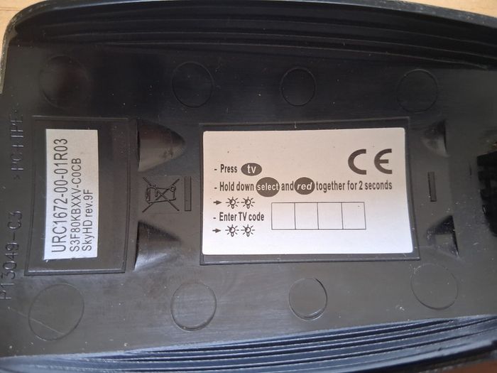 Sky+ HD Remote Control