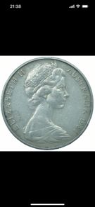 Australia Elizabeth II.  20 Cents 1981