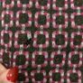 Burgundy & brown A-line midi skirt. Size 10 Image 7
