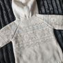 The Little White Company Knitted Jumper with Hood Image 6