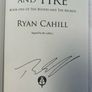 Ryan Cahill SIGNED Of Blood and Fire 1st Edition Bound & The Broken Tour Bundle Image 5