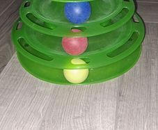 3 Layer Cat Toy with balls