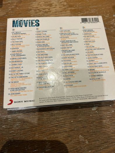Ultimate Movies - 4 CDs of Great Hits From The Movies