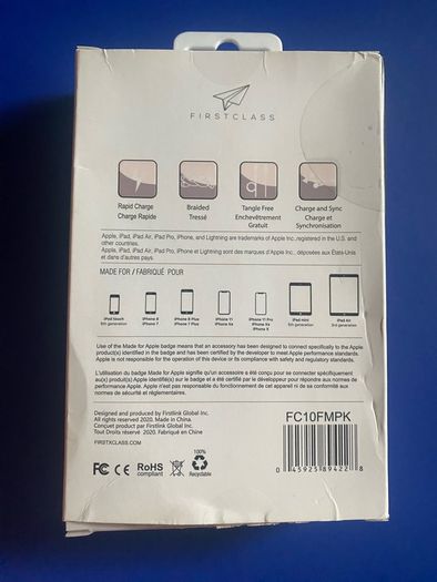 iPhone USB fast Charging lightning Cable for iPhone iPad Air Charger Data 3 meter