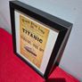 Framed Titanic Replica Advertisement Poster Image 2