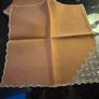 Vintage Embroidered Terracotta Napkin Set of 6 Image 2