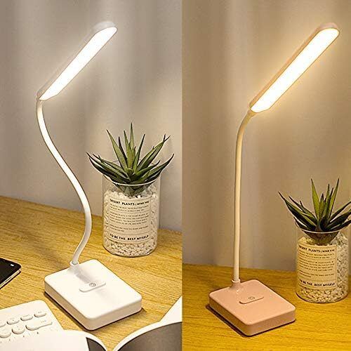 Rechargeable Desk Lamp Reading Light Cordless Table Lamp, Large Battery,Touch Dimmable