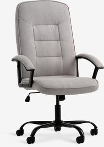 Office chair SKODSBORG grey fabric