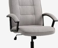 Office chair SKODSBORG grey fabric