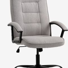 Office chair SKODSBORG grey fabric