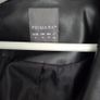 Ladies Black Faux Leather Coat New. Size 12/14 Image 6