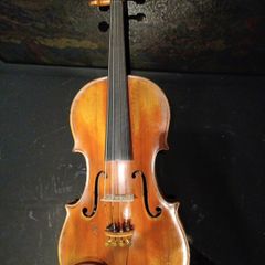 full size violin stamped Perry Dublin on back.
