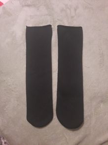 New black fleece lined socks
