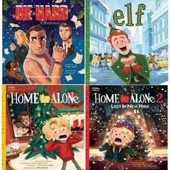 Illustrated Christmas Movie Classic Books (Brand New)