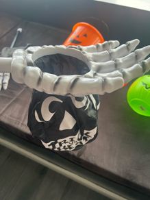 halloween hand for treat collection