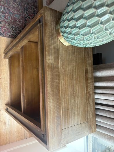 Lex low brown bookcase