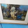 Large framed blue door picture collection only Image 2