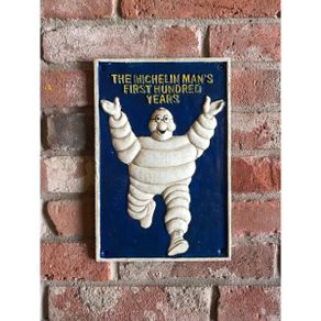 Michelin Man  Hundred Years  Blue  Cast Iron  HS247