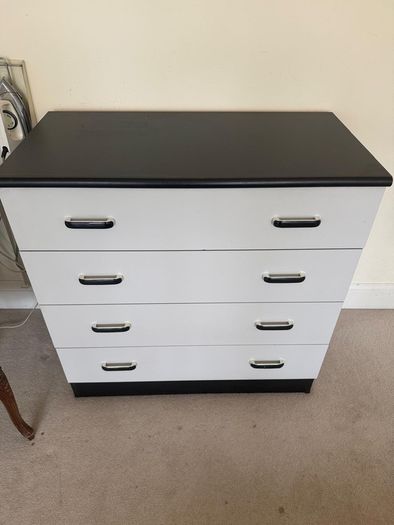 Chests of drawers and matching shelves