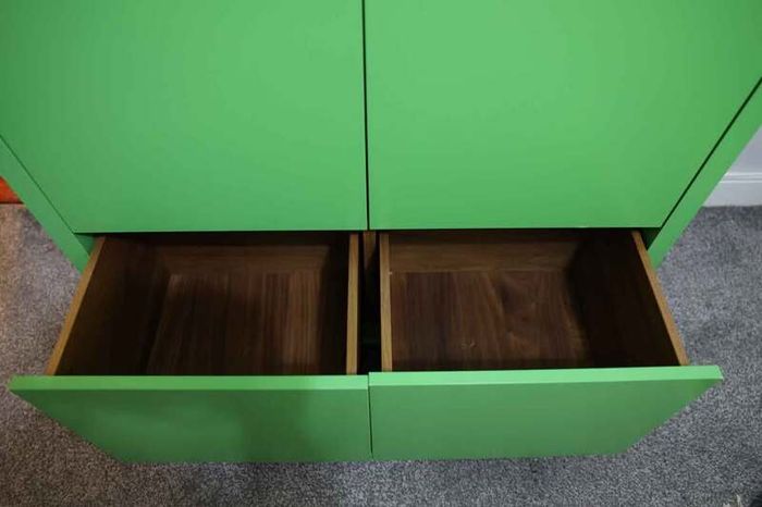 Vintage-Style IKEA STOCKHOLM Green Cabinet  2013 Collection