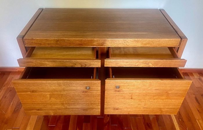Solid Teak Mid Century Office Credenza/Sideboard high quality