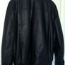 Men's genuine leather bomber style jacket size L Image 2