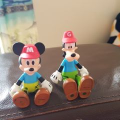 Mickey and Goofey figures