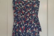 Blue Red Dress - Oasis - Size 12