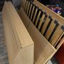 King size bed frame with large storage box. Image 6