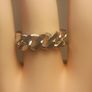 925 Sterling Silver Chain Link Ring. Image 6