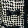 Black White Tweed Short Women's Jacket NWT Image 4