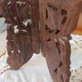 Vintage Anglo indian handcarved table Image 3