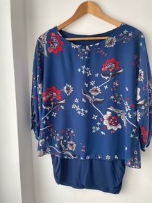 Blue print ladies top size 16 - new without tags