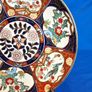 2 Vintage Japanese Gold Imari Decorative Plates , Ornament Image 5