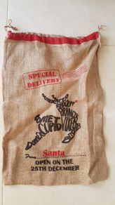 Jute Santa Sack