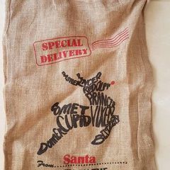 Jute Santa Sack