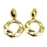 Vintage Enameled Costume Earrings Image 2
