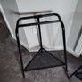 2 IKEA TILLSLAG black metal trestle legs Image 2