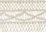 Macrame Curtain 140x240 cm Cotton